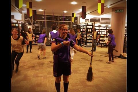 Waterstones even hosted a game of Quidditch